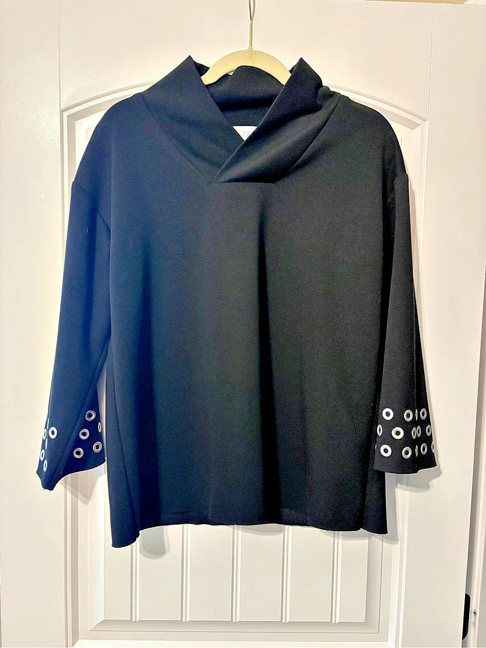 Joseph Ribkoff Black Tunic Size 10 Like New